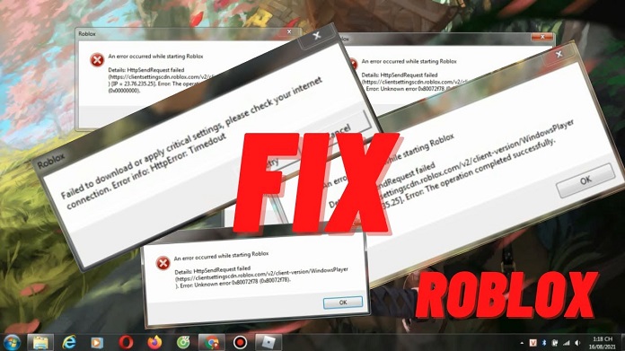 Sửa lỗi không vào được Roblox trên PC
